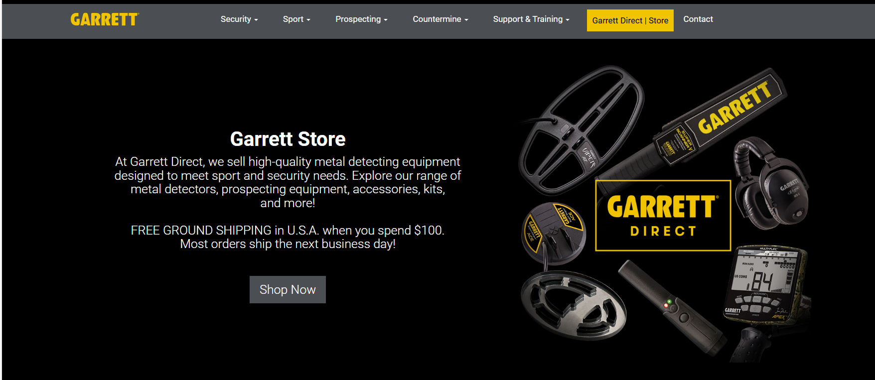 GARRETT 金属探测器