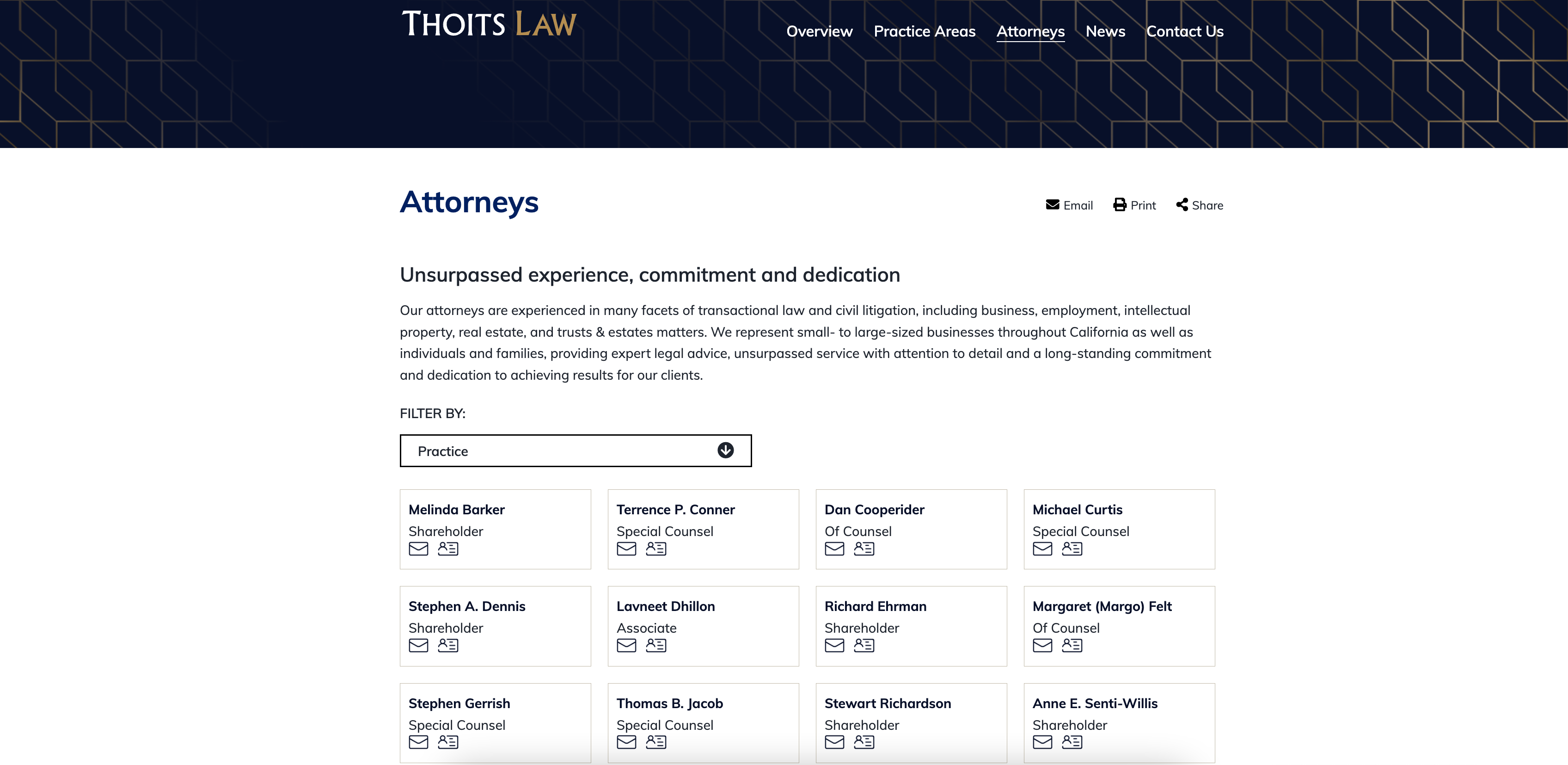 Thoits Law